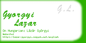 gyorgyi lazar business card